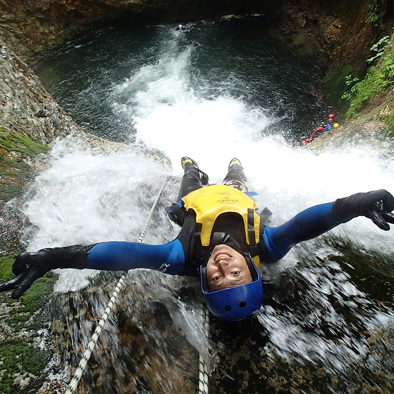 canyoning fox