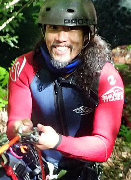 Canyoning Rafting tour guides Japan canyons canyoning Rafting tour guide